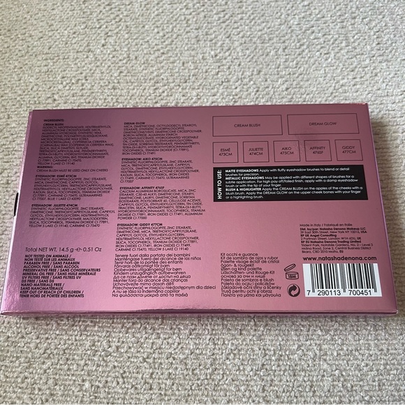 Natasha Denona Love Face Eyeshadow & Cheek Essential Palette - Picture 7 of 8